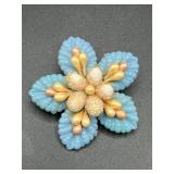 Vintage flower brooch pin