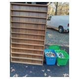 Vintage Beer Cans and Custom Built Display Shelf