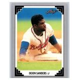 1991 Leaf #436 Deion Sanders Atlanta Braves