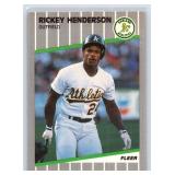 1989 Fleer Update #U-54 Rickey Henderson Oakland