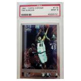 1997 Tim Duncan Topps Chrome #115 PSA 9