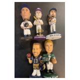 Lot of 5 assorted bobbleheads