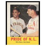 1963 Willie Mays/Stan Musial Topps #138 Pride