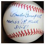 Signed Randy Gumpert Ball Gave Up Mantles 1st HR