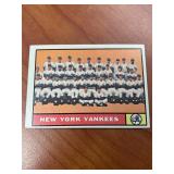 1961 Topps NY Yankees Team Card  #228