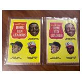 Two 1962 Topps NL HR LDRS Willie Mays #54