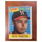 1958 Eddie Matthews Topps #480