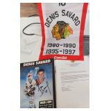 Signed Denis Savard Program HOF 2005