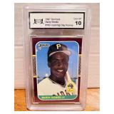 1987 Barry Bonds Donruss #163 graded 10