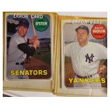 2 1969 Topps MLB Error cards R Houk, M Epstein