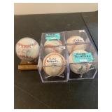 5 signed MLBaseballs(Will Clark & more)