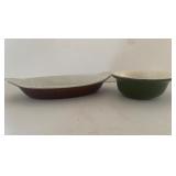 Pair of Hall kitchen dishes