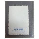 1969 Topps Deckle Edge #21, Pete Rose