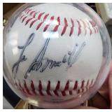 Signed Lee Smith Baseball