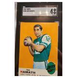 1969 Topps #100 Joe Namath SGC 4