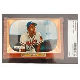 1955 Bowman #179 Hank Aaron SGC Authentic