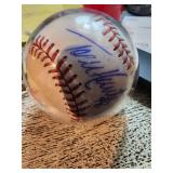 Signed Tori Hunter Baseball