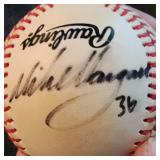 Signed Donovan Osborne / Mike Morgan Baseball