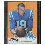 Five 1969 Topps #25 Johnny Unitas Cards