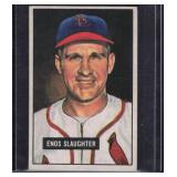 1951 Bowman #58 Enos Slaughter Card