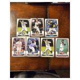 7 card Rookie baseball lot