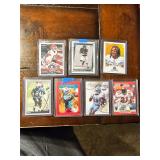 Lot of 7 Rookie Football cards