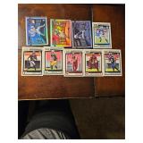 9 card Rookie football lot