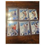 6 card baseball card lot splash