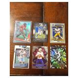 Lot of 6 Rookie Football cards