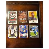 Lot of 6 Rookie football cards