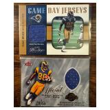 Isaac Bruce & Torry Holt game worn jersey lot (2)