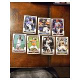 7 card Rookie baseball lot