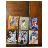 Alex Rodriguez lot of 6 baseball cards