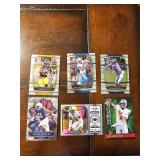 Lot of 6 Rookie Football cards