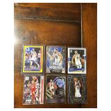 6 card Stephen Curry lot