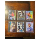 Lot of 6 Rookie baseball cards