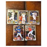 5 card Rookie baseball lot