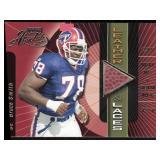 2000 Bruce Smith Game Used Football Card 217/350