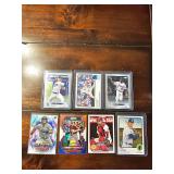 Lot of 7 Rookie Baseball cards