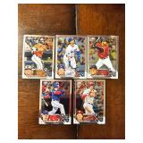 5 card Rookie baseball lot