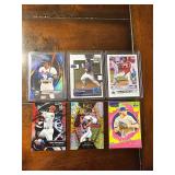 Lot of 6 Rookie baseball cards