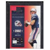 2002 Playoff Contenders Tom Brady #7