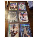 6 card Ken Griffey jr lot