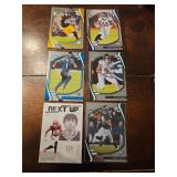 6 card nfl rookie stars lot