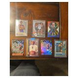 Lot of 7 Rookie Basketball cards