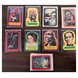 Large mixed lot of 1977 Star Wars card stickers