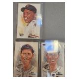 3 Ted Williams/Willie Mays Perez Steele HOF Post C