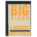 2003 Fleer Platinum big Signs Kobe Bryant #5BS