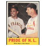 1963 Topps #138 Willie Mays/Musial Pride Of NL