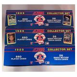 3 1989 Score factory set magic motion trivia cards